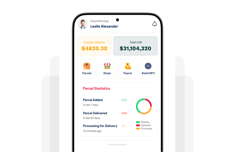 Drix merchant panel dashboard
